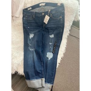 Make an Offer - Torrid New Boyfriend Crop Jeans